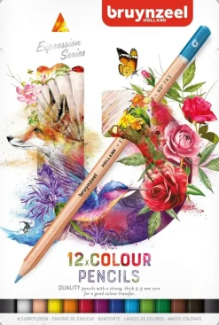 Bruynzeel Expression Puuvarikynat 12Kpl