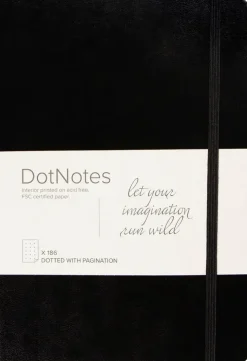 Burde Muistikirja Dotnotes, Musta, Fsc Mix