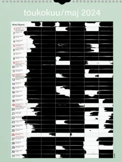 Burde Perhekalenteri 2024 Perhekalenteri Kateva