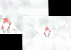 C6 Kirjekuori Tonttu-Ukko 10Kpl/Pkt