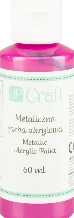 Dp Craft Akryylivari 60Ml Metallipunainen 003