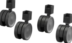 Elfa Classic Telinepyorat 222020 4Kpl Musta