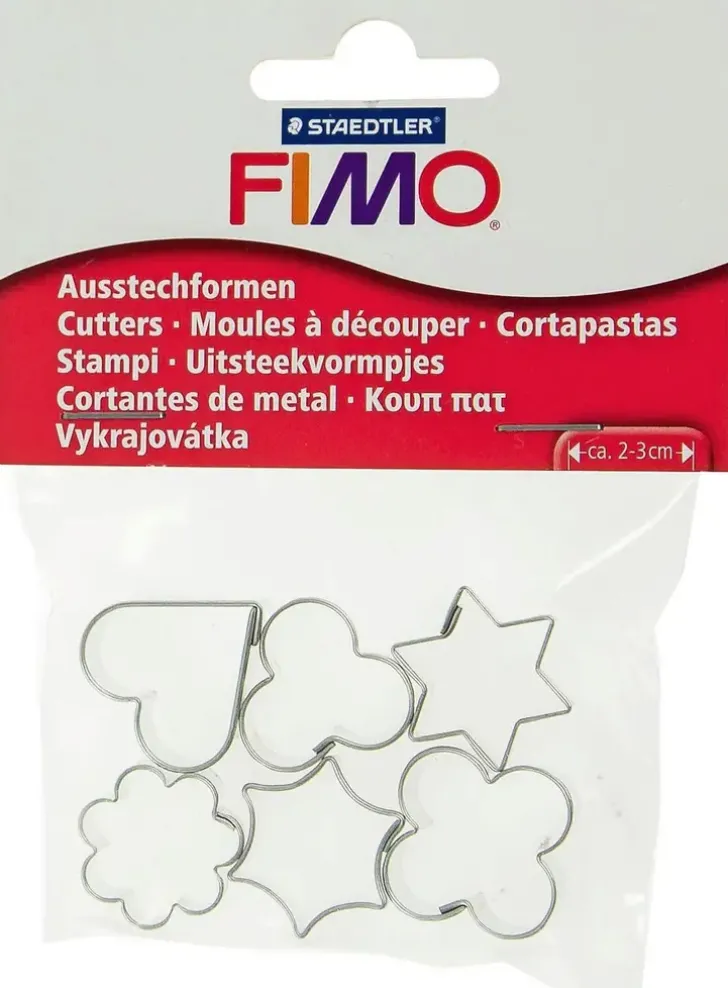 Fimo Muotit, 6 Kpl/ 1 Pkk