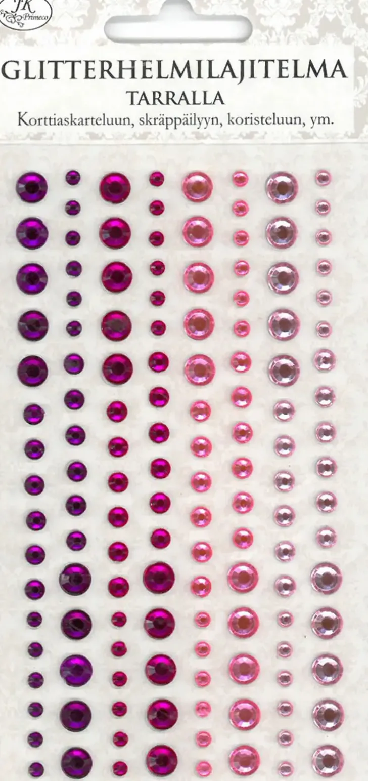 Glitterhelmitarralajitelma Pinkki/Lila