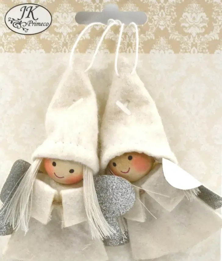 J.K. Primeco Koriste-Enkelit Valkoinen 2 Kpl