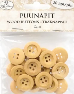J.K. Primeco Puunapit 2Cm Natur 20Kpl