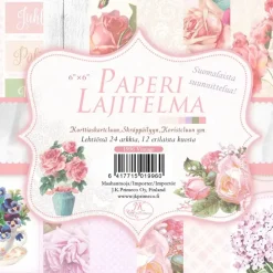 J.K. Primeco Skrappayslehtio Vintage 6"X6" 24Arkkia