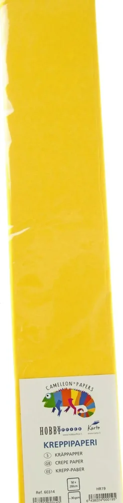 Karto Kreppipaperi Keltainen 50Cmx2,5M