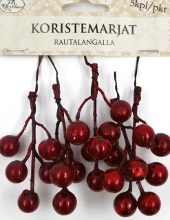 Koristemarjat Punainen 5Kpl/Pkt