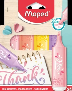 Korostuskyna Maped Pastel Flex 4 Kpl