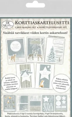 Korttiaskartelusetti Talvimetsa 5+5
