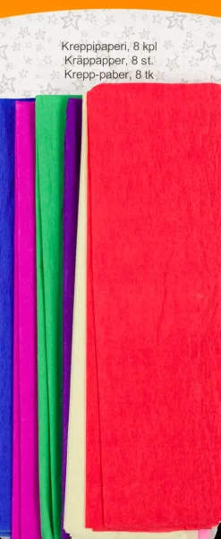 Kreppipaperi 8 Arkkia