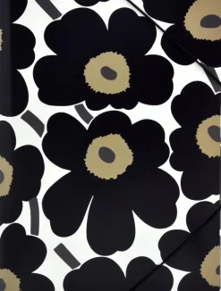 Kulmalukkokansio A4 Unikko Musta