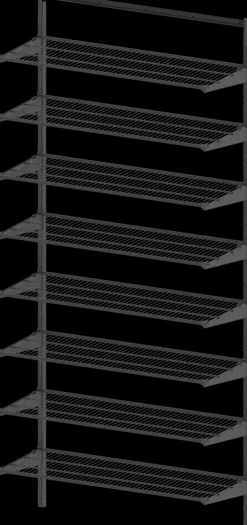 Lanka Ja Muovi Hyllyjarjestelma M900 8 Hyllya Lm 840