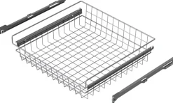 Lanka Ja Muovi Oy Rullakori 600 Matala 2Kpl Hopea