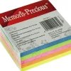 Memoris Precious Muistilappu Neon 75X75Mm 320Kpl