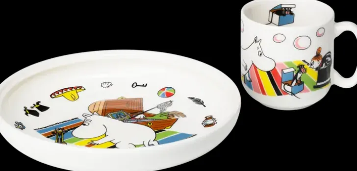 Moomin Arabia Muumi Muumipeikko Lastenastiasto 2-Osainen