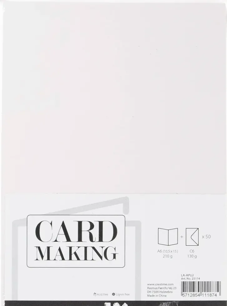 Nellen Korttipohja Ja Kirjekuoripakkaus 50Kpl