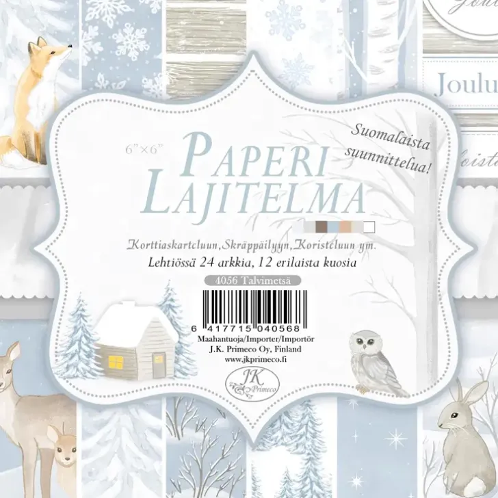 Paperilajitelma Talvimetsa 6X6