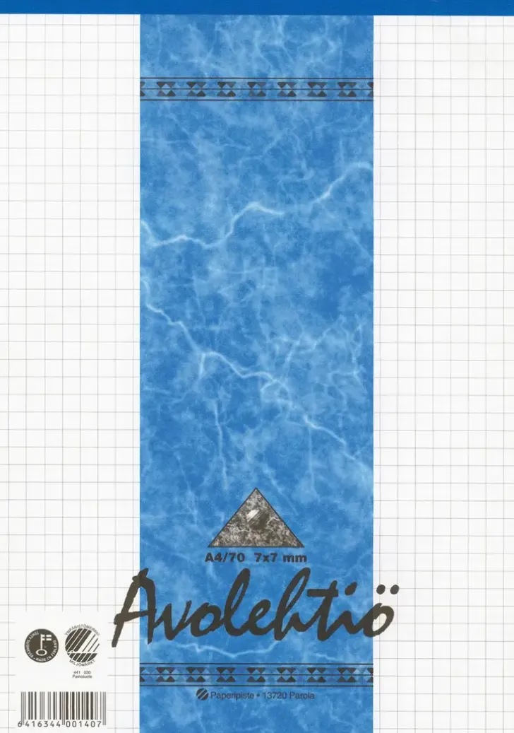 Paperipiste Avolehtio A4/70 Nidottu