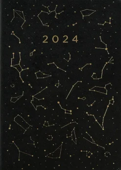 Poytakalenteri A5 Tahtikartta, Musta