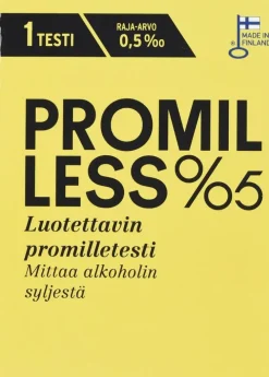 Promilless Promilletesti Kertakayttotesti 0,5 1Kpl