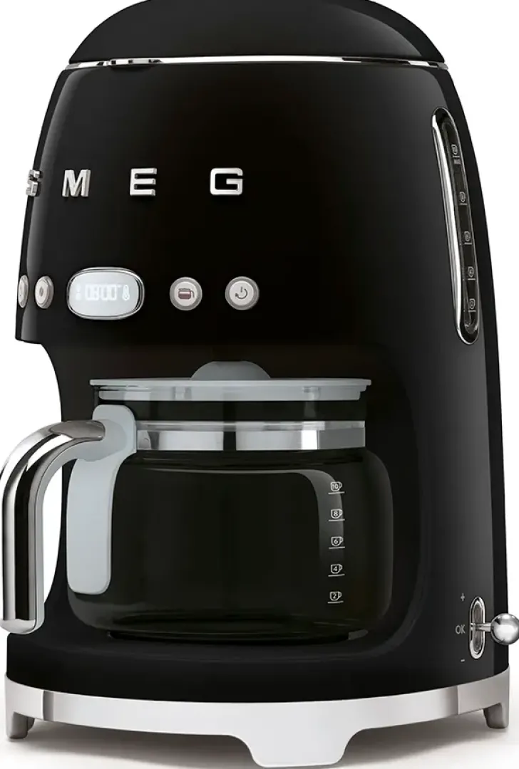 Smeg Dcf02Bleu Kahvinkeitin Musta