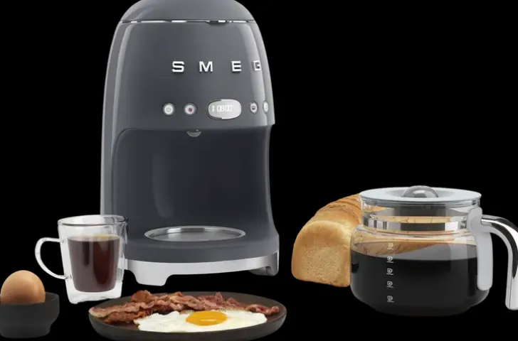 Smeg Kahvinkeitin Dcf02Greu 1,4 Litraa, Harmaa