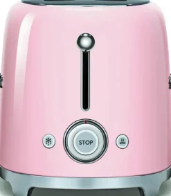 Smeg Tsf01Pkeu 2-Viipaleen Leivanpaahdin Pinkki