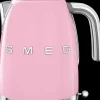 Smeg Vaaleanpunainen Vedenkeitin Lampotilansaadolla Klf04Pkeu