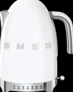 Smeg Valkoinen Vedenkeitin Lampotilansaadolla Klf04Wheu