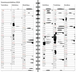 Taskukalenteri Agenda, Ruusukulta