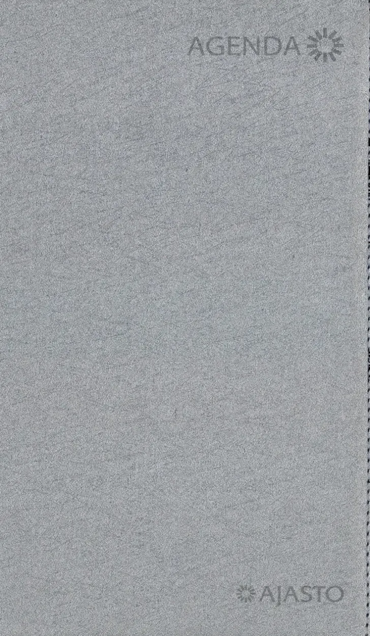 Taskukalenteri Agenda, Svensksprakig, Silver