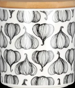 Valkosipulipurkki 8 Dl Koti Kultakeramiikka